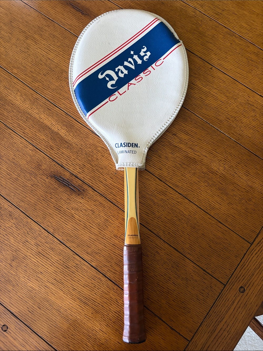 Vintage Wood TAD Davis Classic Tennis Racket